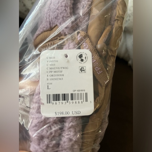 NWT FREE PEOPLE MOVEMENT Mountain High Logo Half Zip Fleece | Mauve/Twig $198 - Picture 8 of 9